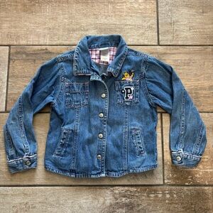 Disney Kids Winnie the Pooh 100% cotton denim Jean  jacket Girls size 5T